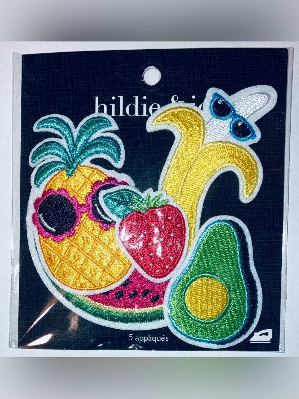 Hildie & Jo Summer Fruits Iron-On Appliqués - New!